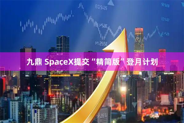 九鼎 SpaceX提交“精简版”登月计划